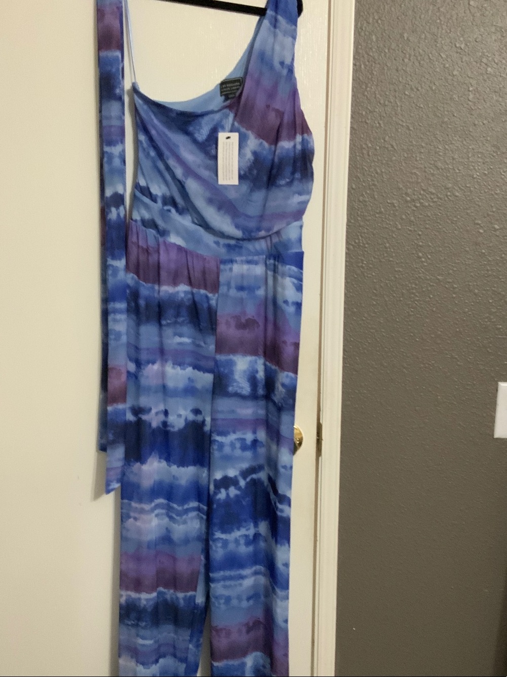 G by Giuliana Blue & Purple Tie-Dye Kids One-Piece